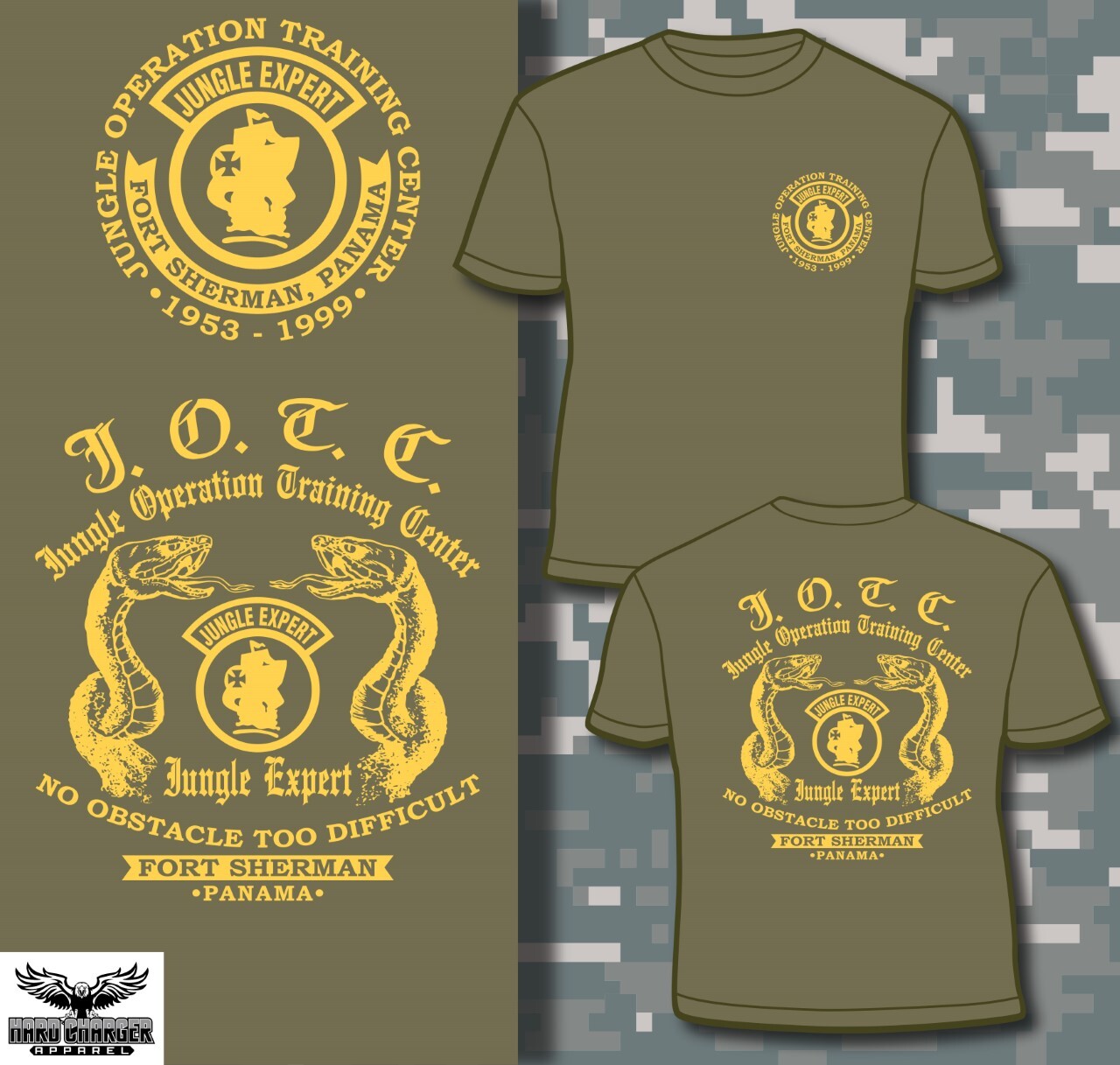 Ft. Sherman Jungle Operations Training Center Panama JOTC Jungle School T-shirt gallery