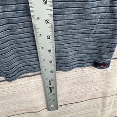 Faherty Striped Long Sleeve Crewneck T-Shirt Men’s Size Large Blue