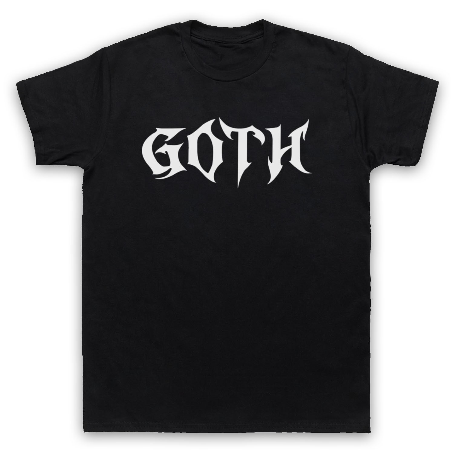 GOTH SLOGAN METAL HARDCORE MUSIC ROCK FASHION GOTHIC MENS & WOMENS T-SHIRT gallery