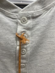 Weatherproof Vintage Men’s Medium Oatmeal White Long Sleeve Henley T-shirt $44
