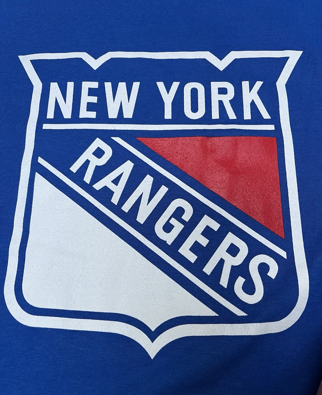 New York NY Rangers TShirt Men's XL Gildan Blue NHL Hockey Logo Unisex Shirt Tee gallery