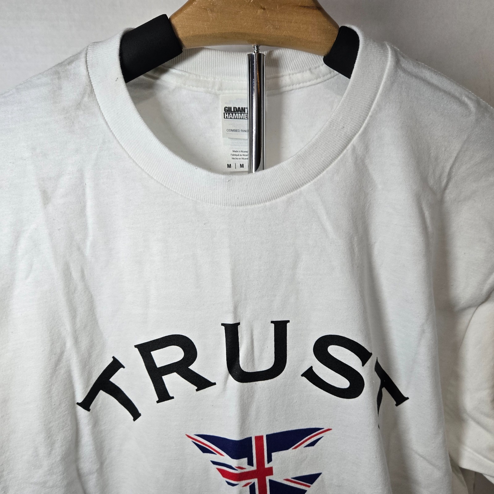 Gildan Hammer FaZe Clan Men's Trust Logo Graphic T-Shirt White Size M gallery