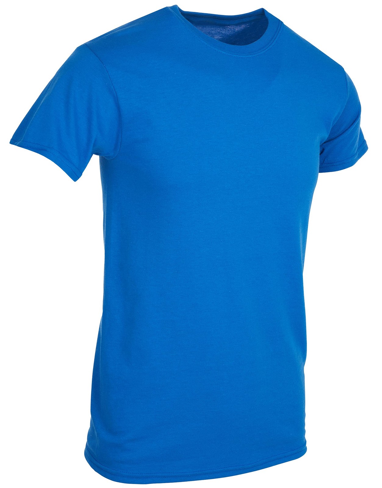 BILLIONHATS 6 Pack Men's Cotton Short Sleeve T-Shirts 3XL (Royal Blue) gallery