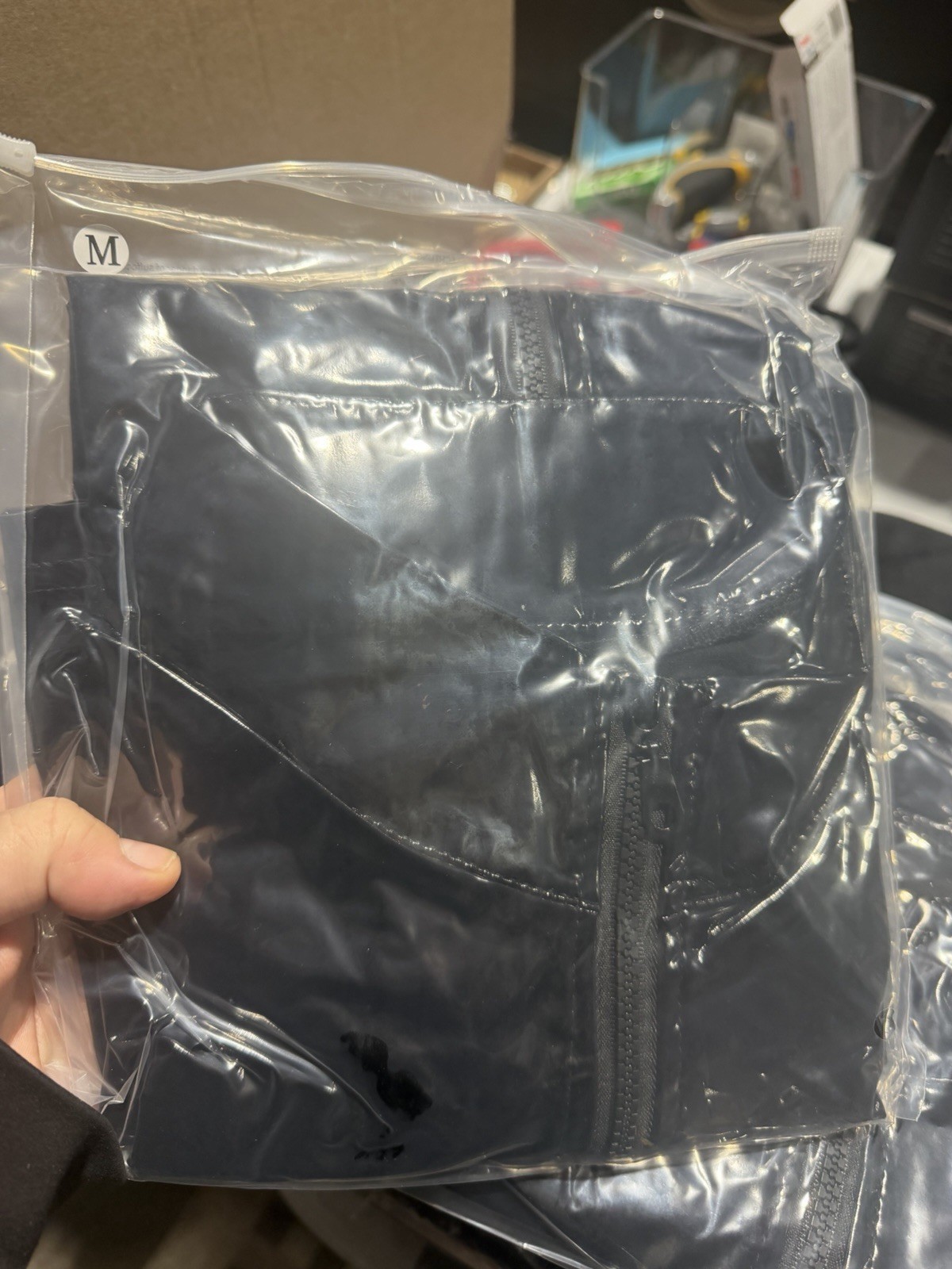 Men’s Sexy Leather Shirt Glossy Full Zipper Short Sleeve Shiny Male Medium gallery