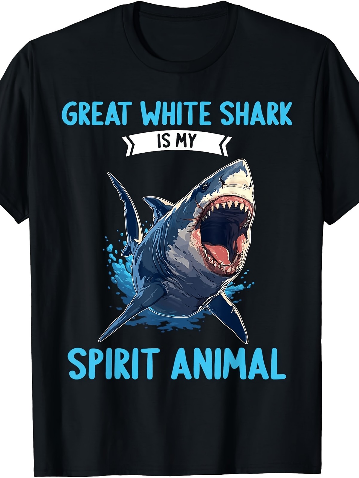 Great White Shark Is My Spirit Animal Great White Shark T-Shirt gallery
