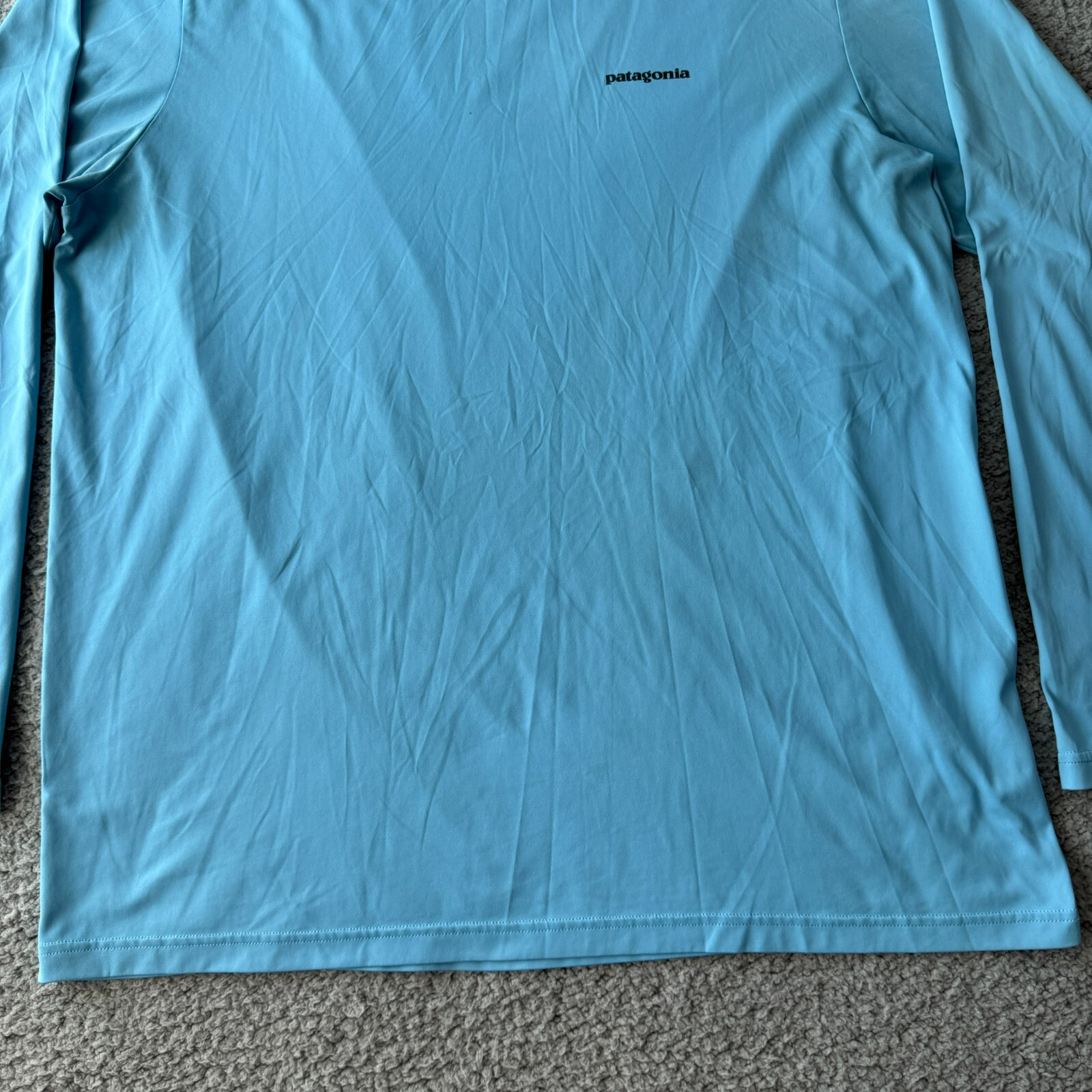 Patagonia T Shirt Mens Extra Large Blue Long Sleeves Swim Beach Summer Outdoor gallery