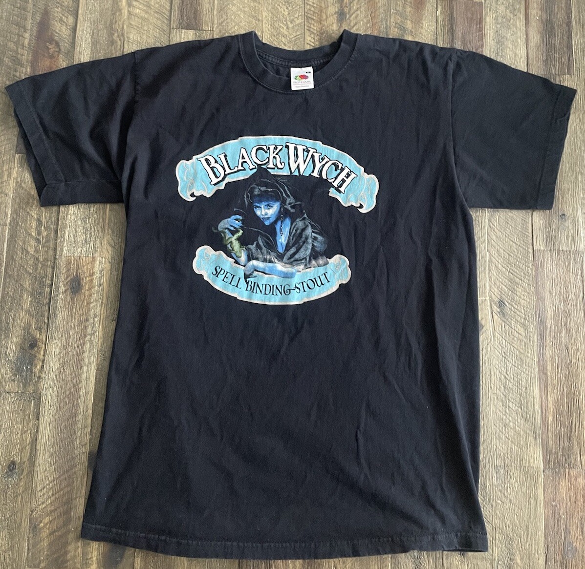 Wychwood Brewery Black Wych Spell Binding Stout Beer T-Shirt (Medium) Witch gallery