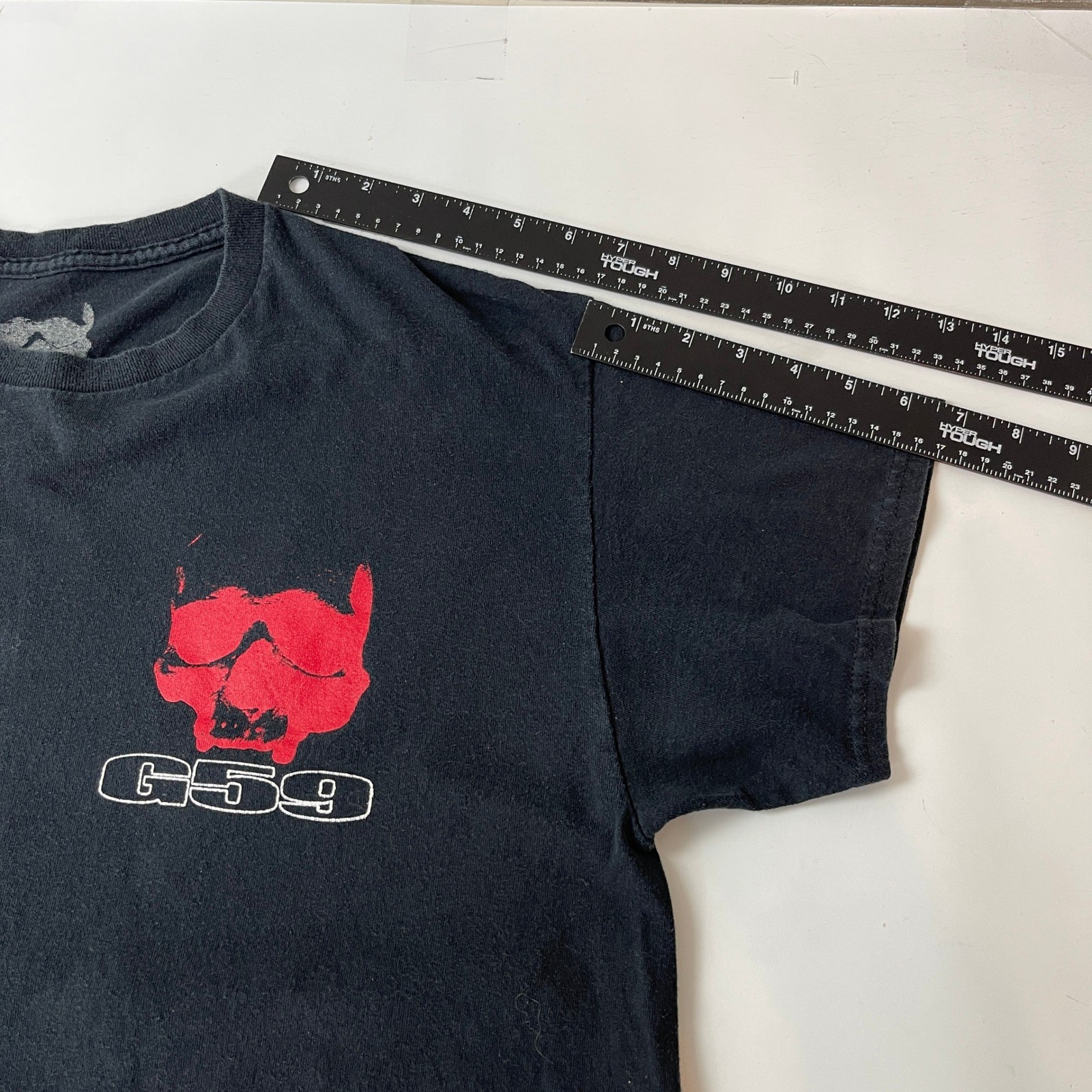 G59 Shirt Mens Large Black Red Suicideboys Skull Hip Hop Rap Music Goth Street gallery