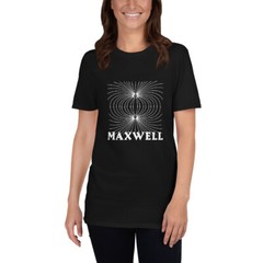 Electromagnetic Waves Maxwell Equations T-shirt Physics Student Teacher Gift Tee