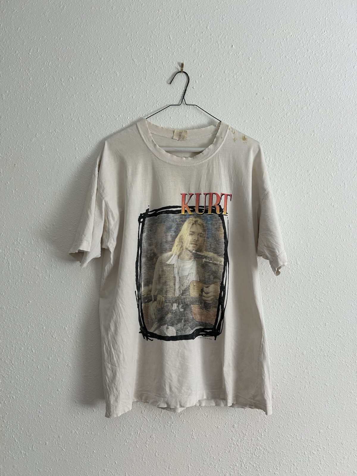 Kurt Cobain Nirvana Memorial tee 1995