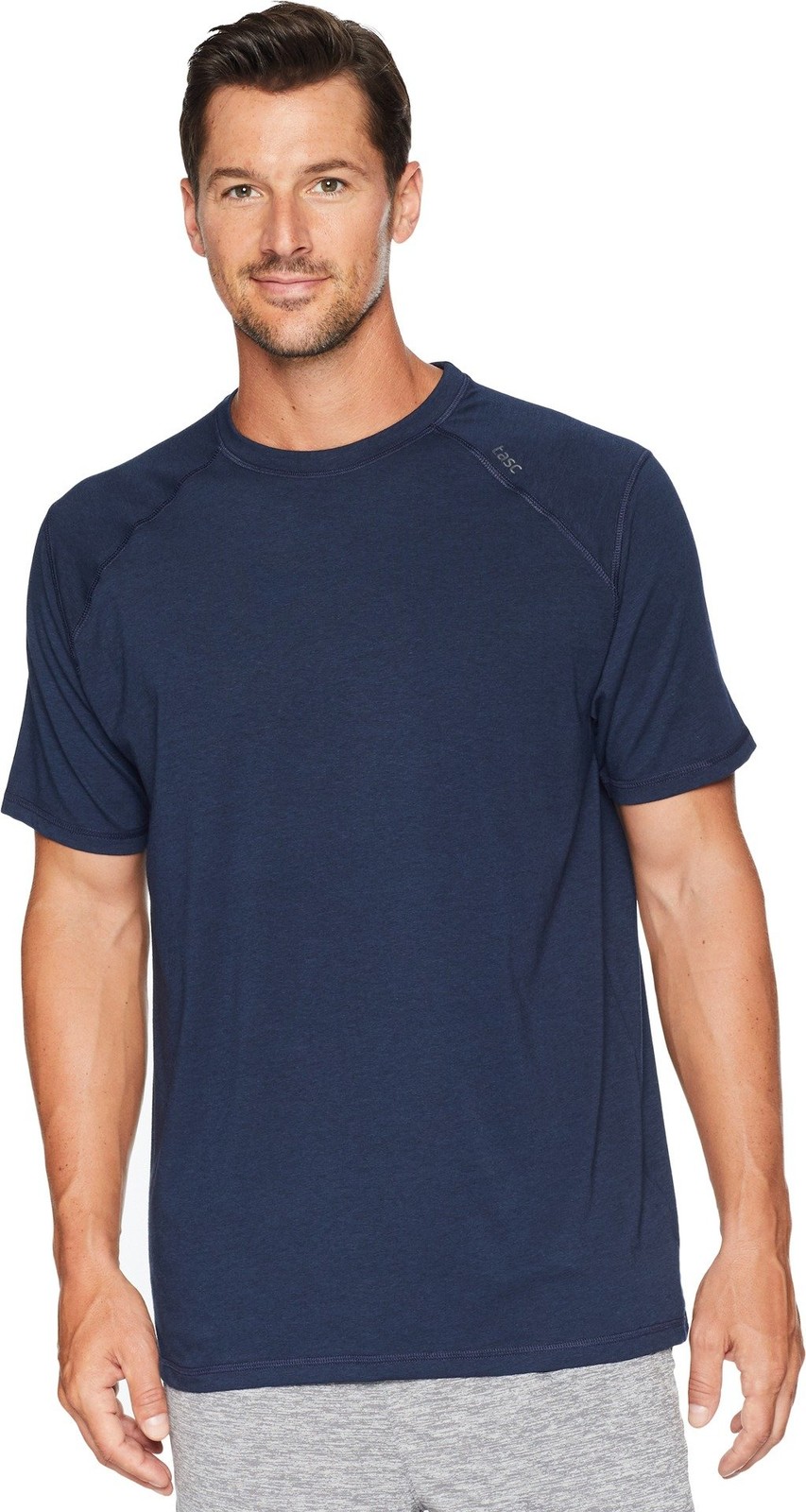 Men's Classic Navy Carrollton T-Shirt, Size Large, Casual Everyday Wear Top gallery