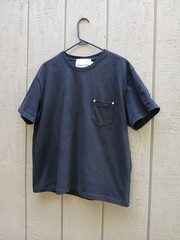 Sundae School Pocket Tee Shirt Small Black Heavyweight Stash Boxy Streetwear