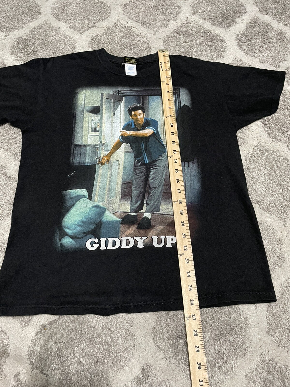 Vintage Seinfeld Kramer Giddy Up T Shirt NBC TV Show Jerry Size Medium gallery