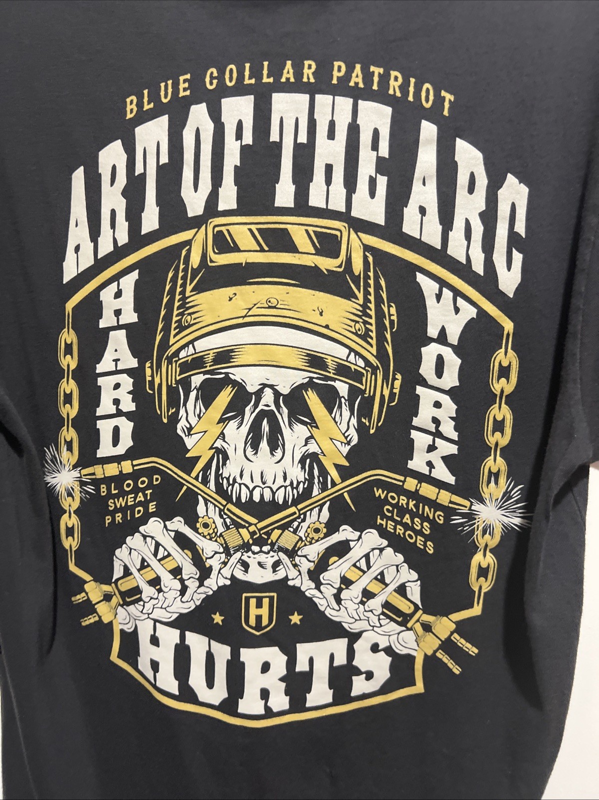 Howitzer Blue Color Patriot ART of The ARC Men’s T-shirt Black Medium gallery