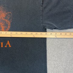 Prairie Mountain Sequoia Bear Moon T-Shirt Men’s 2XL Black Nature Distressed