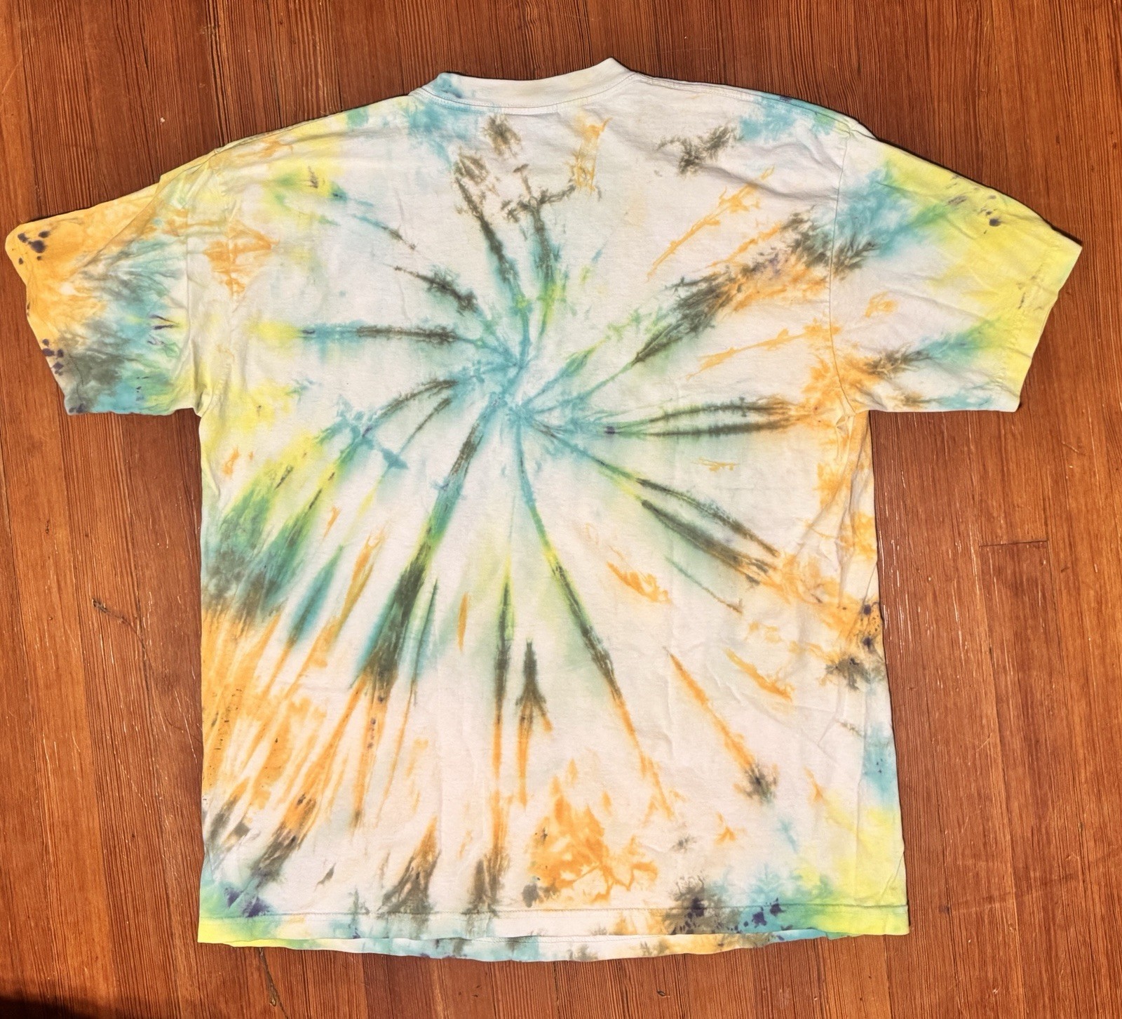 Online Ceramics Tie Dye Find Heaven Everywhere Frog T Shirt XXL OOP Authentic gallery