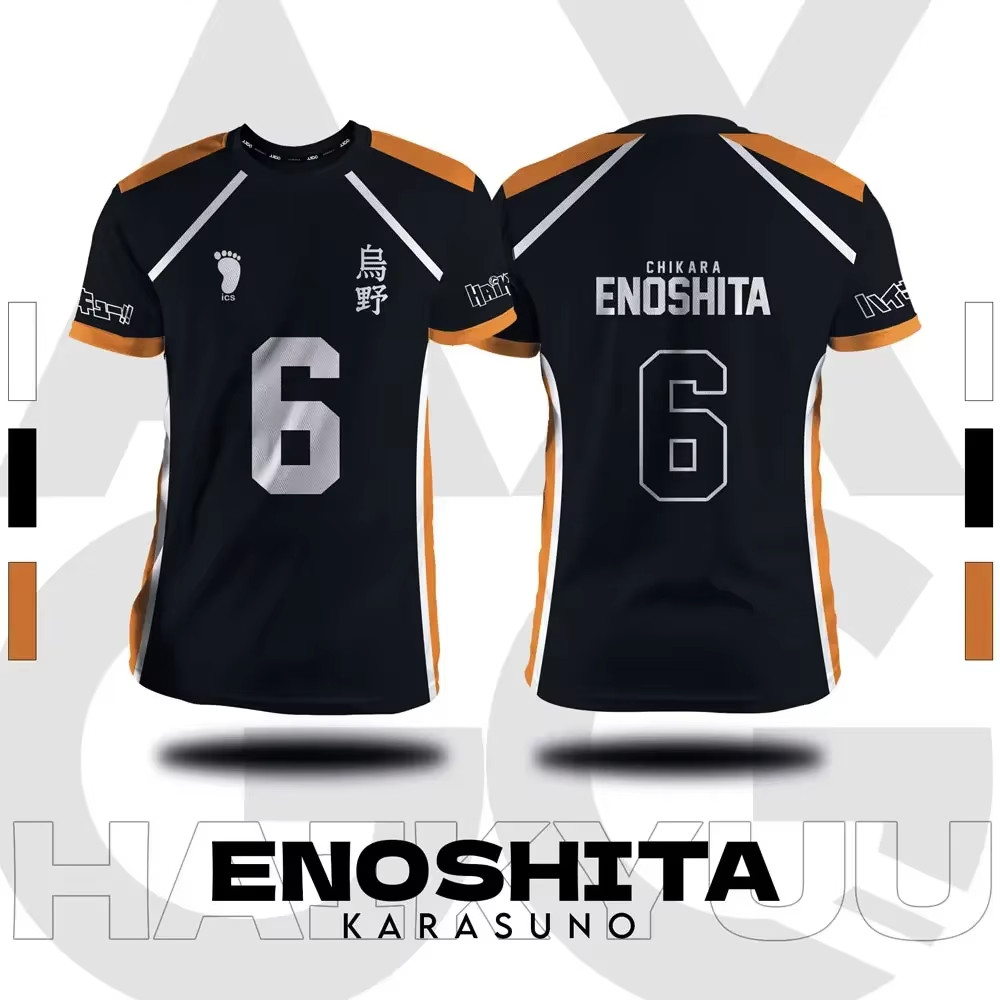 Haikyuu Team Fukurodani Hinata Volleyball Anime Cosplay Jersey Set gallery