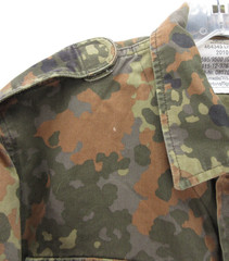 German Bundeswehr Shirt Medium Green Flecktarn GR12 Field Camo Military Surplus*