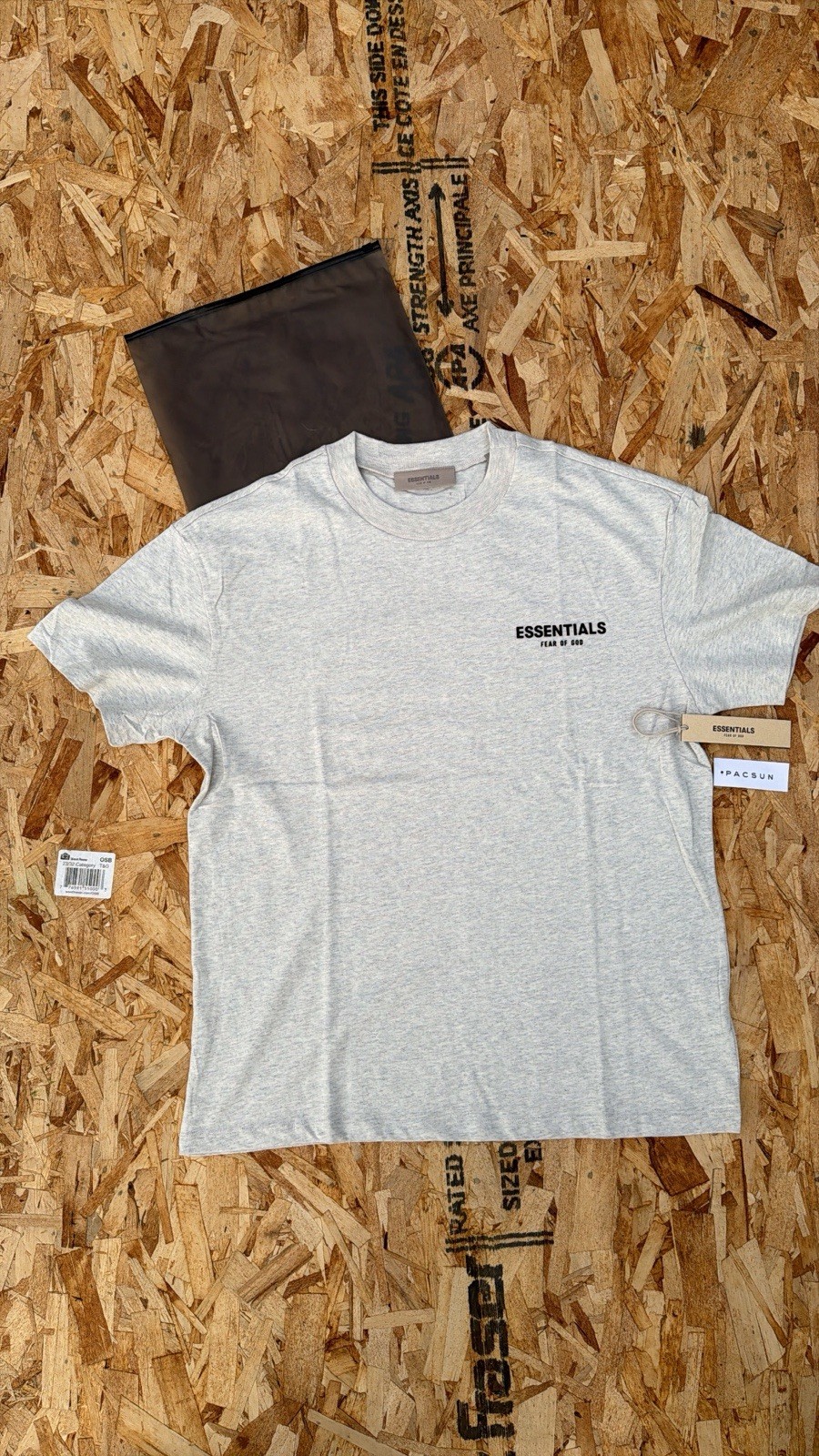 Essentials Fear of God ESSENTIALS Logo Gray Cotton Crew Neck T-Shirt L gallery