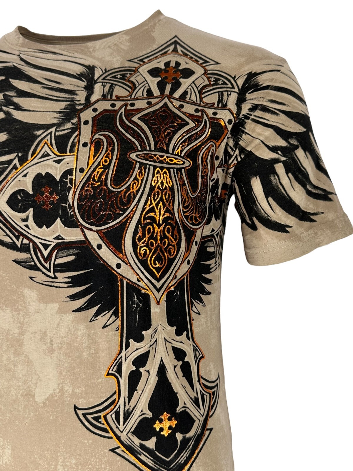 Xtreme Couture by Affliction Men's T-Shirt LOCKDOWN Biker Cross S-3XL gallery