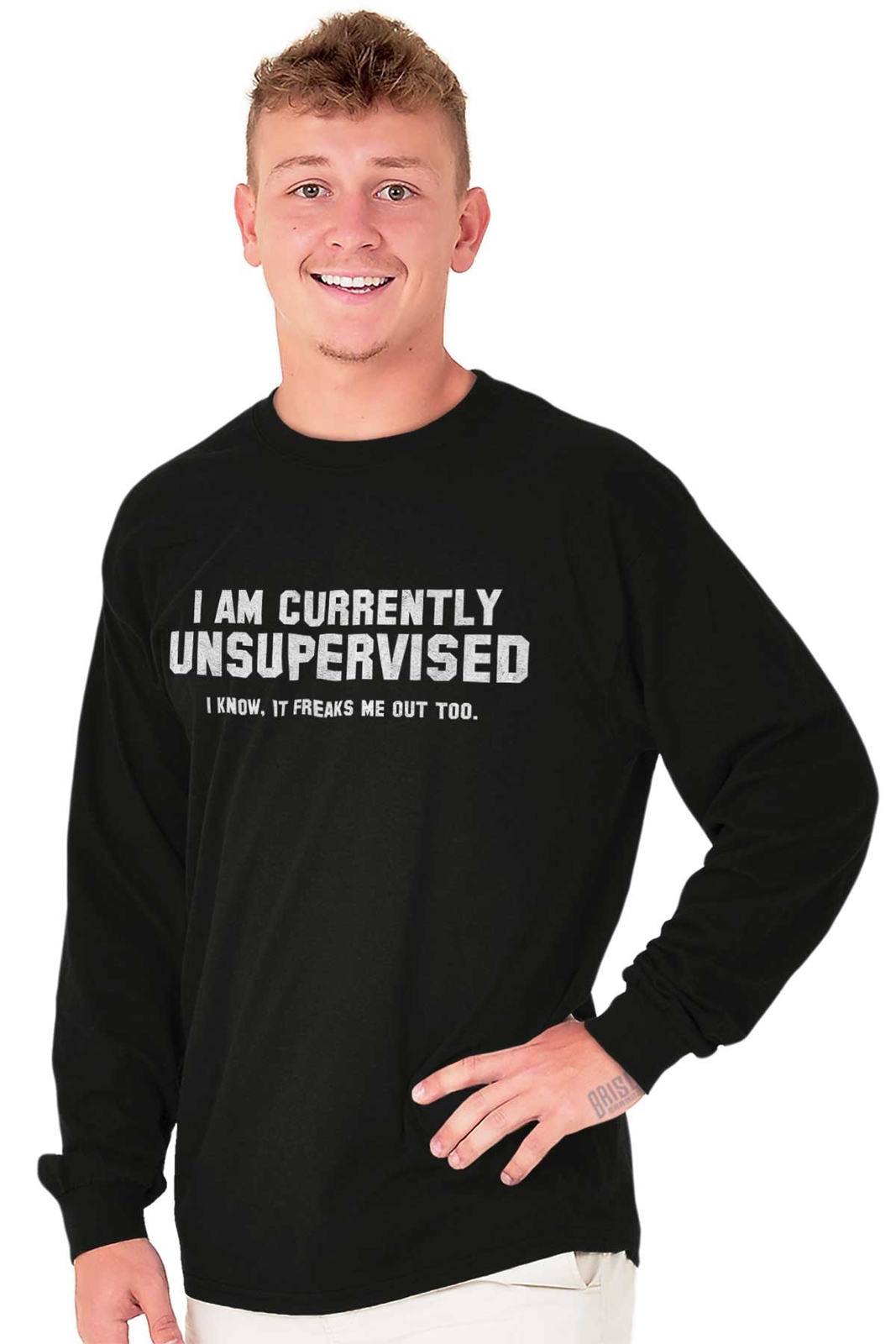 Currently Unsupervised Funny Adulting Drink Long Sleeve Tshirt Tee for Adults gallery