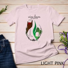 Wine Down With a Garden View – Funny Garden Premium T-Shirt Unisex T-shirt