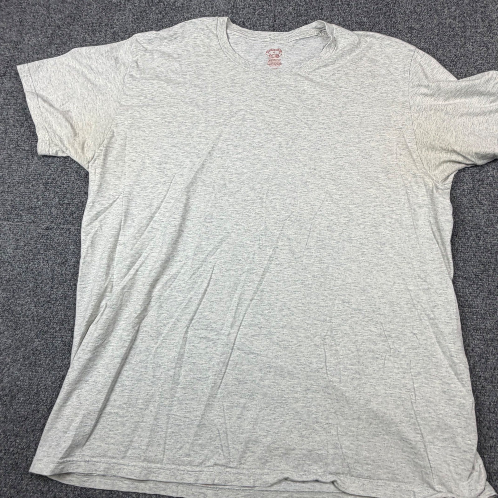 Brooks Brothers Mens XL Heather Grey 100% Supima Cotton Short Sleeve T-Shirt