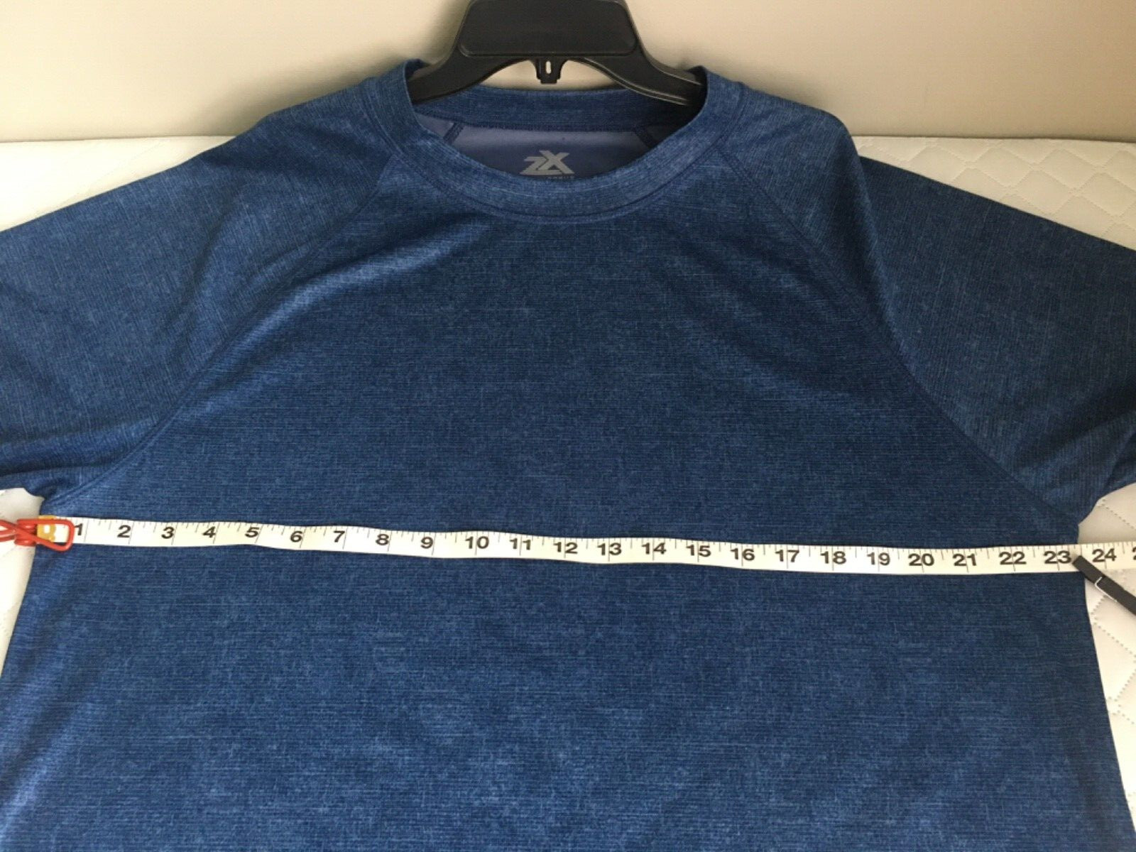 Zeroxposur Shirt Sun Protection UPF 50 Mens XL Blue Stretch Performance Knit S/S gallery
