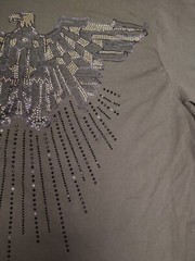 Sean John Studded Flying Eagle Shirt XL Green Y2K 90s Hip Hop Urban Streetwear