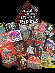Official & Exclusive Woven Patch Hard Rock Heavy Thrash Death Black Metal 2