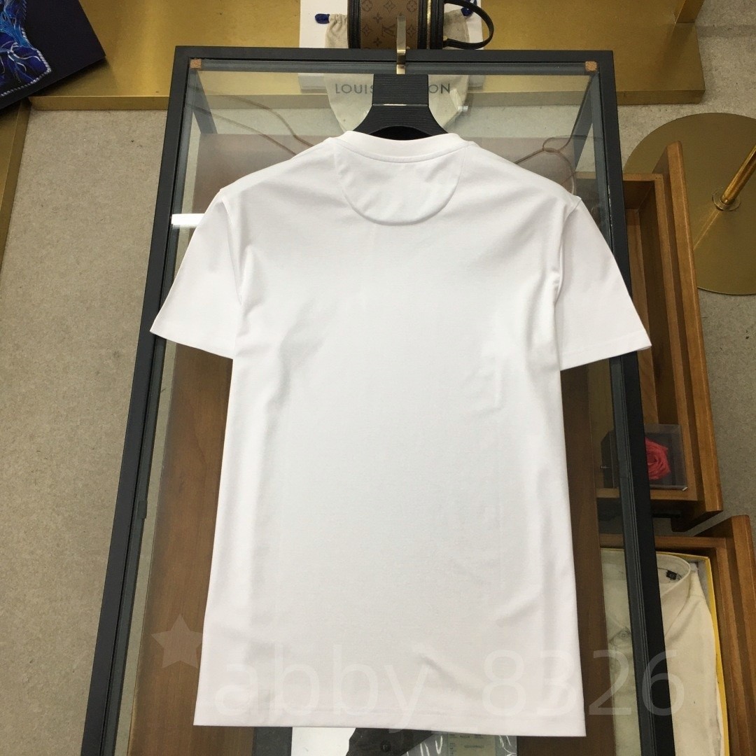 Brunello Cucinelli Regular Classic Casual Men's Crew Neck Short Sleeve T-Shirt gallery