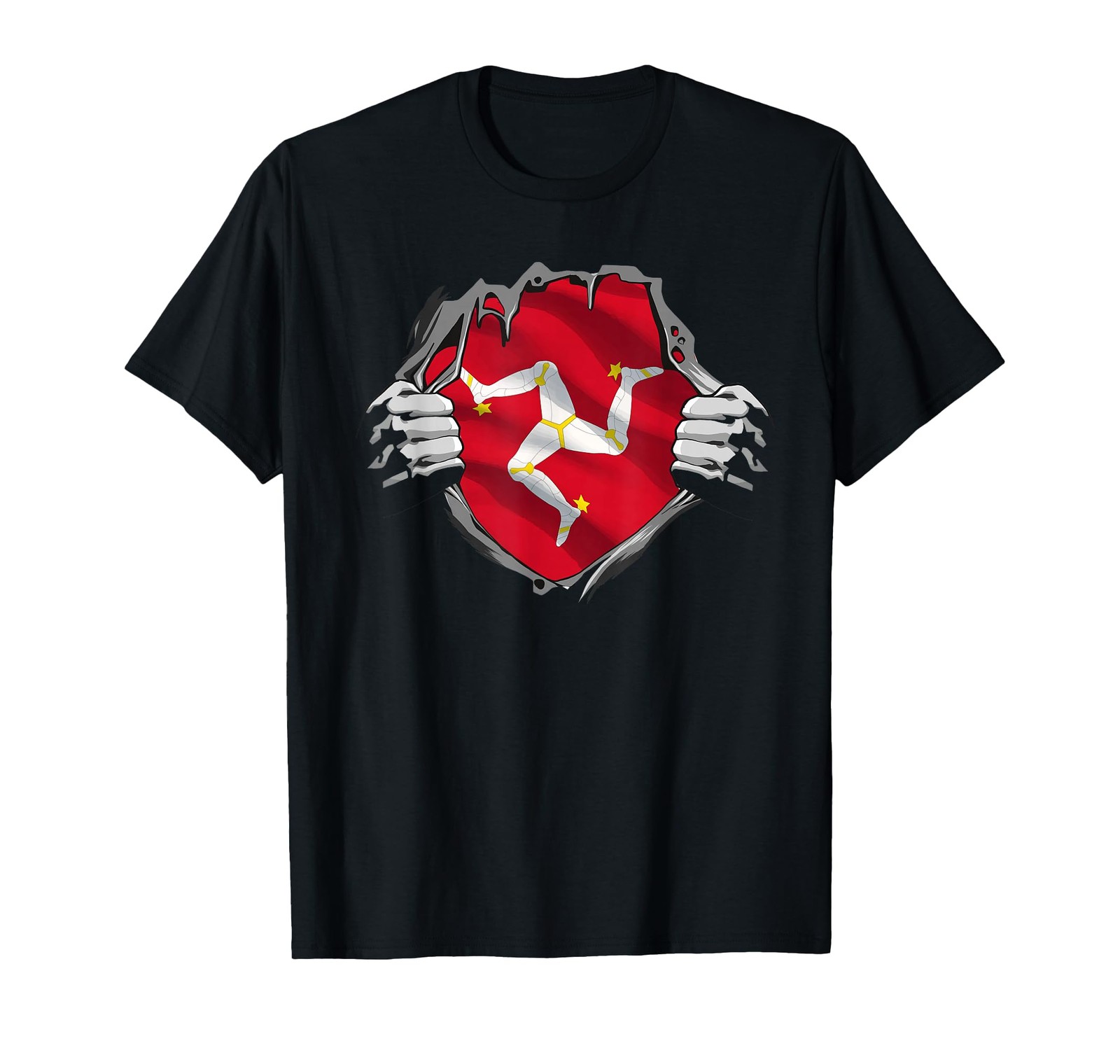 Funny Isle of Man Flag Country Europe TShirt gallery
