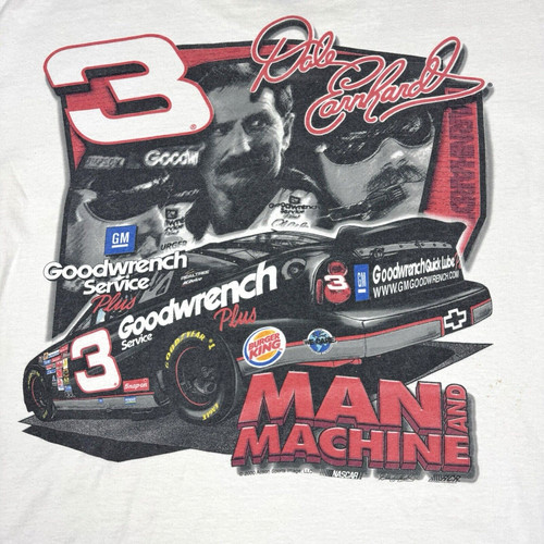 Vintage NASCAR Shirt Dale Earnhardt Mens XL Racing Tee Y2K Chase Authentics gallery