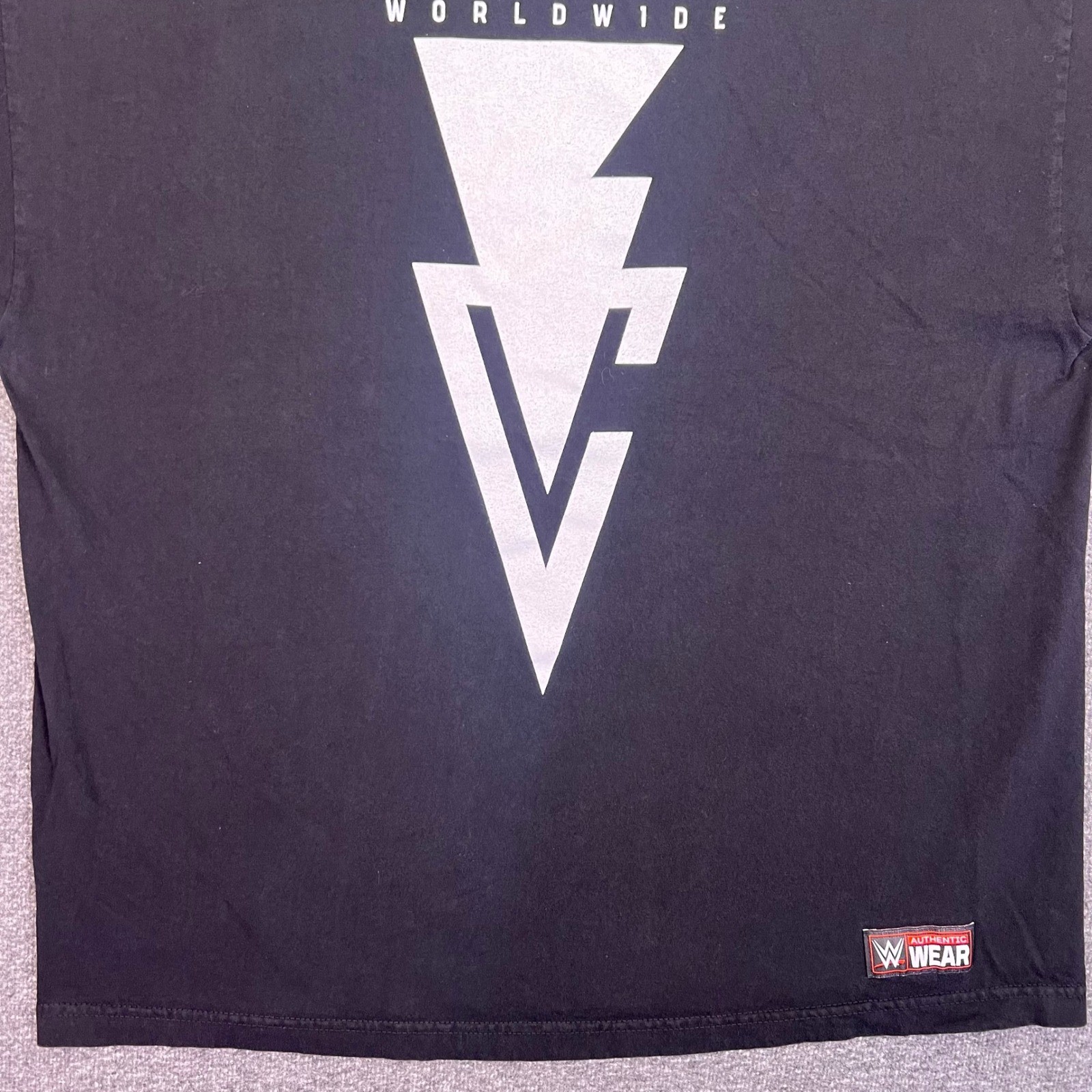 Baylor Club WWE Shirt Mens 2XL Black Worldwide Geometric Bolt Casual Finn Balor gallery
