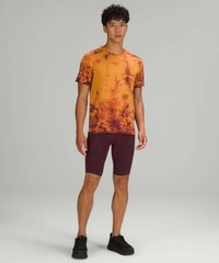 Large Lululemon Metal Vent Tech 2.0 Disconnect Marble Dye Soleil shirt