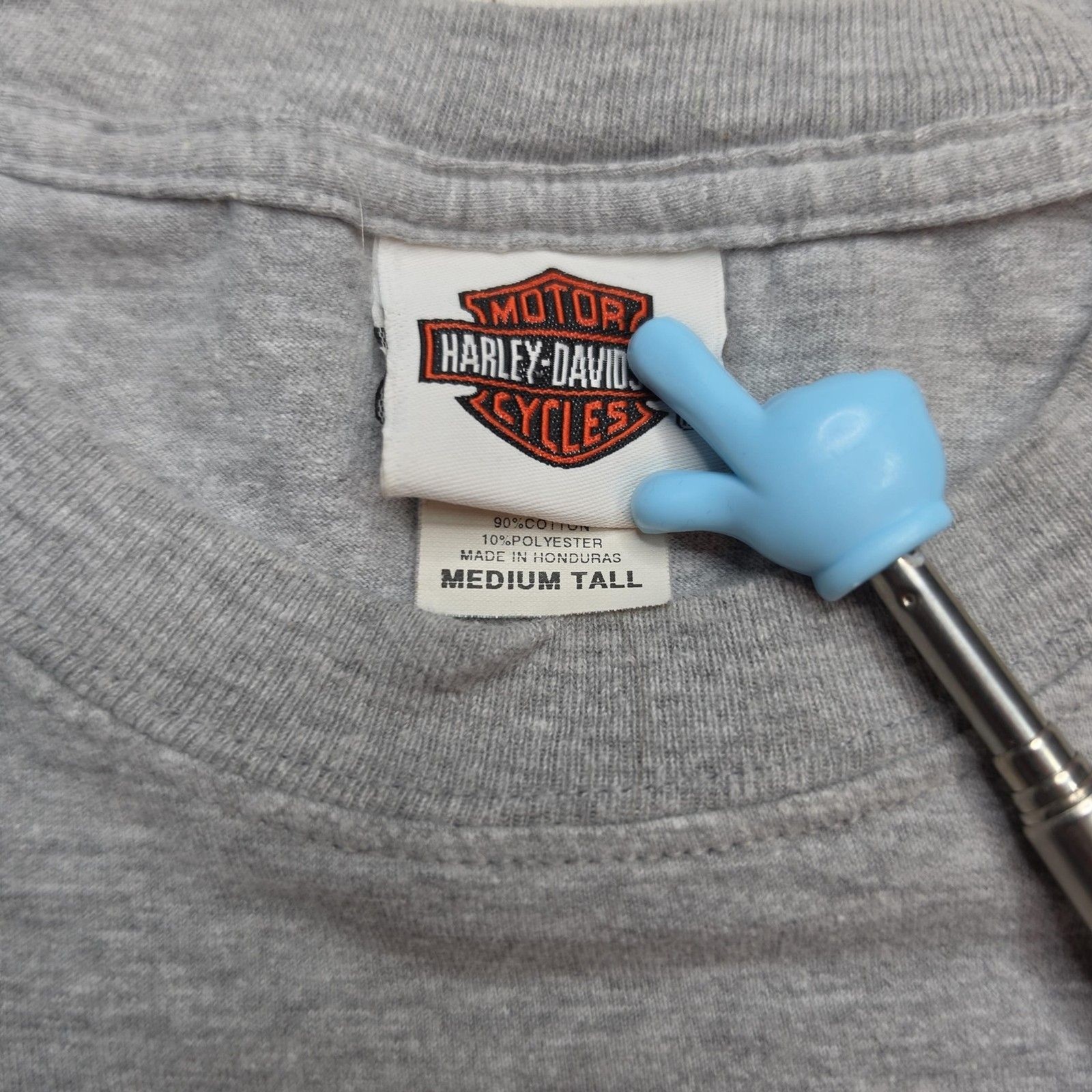 Harley-Davidson Shirt Mens Medium Tall Gray Big Sky Great Falls Montana Biker gallery