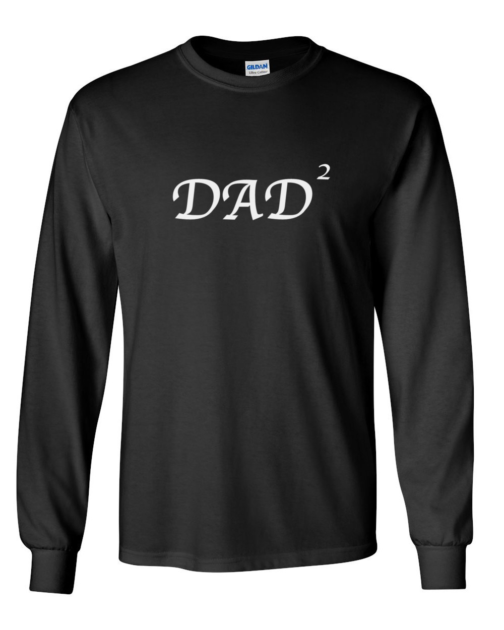 Long Sleeve Dad Of 2 Shirt Daddy Fathers Day Pregnancy Announcement Christmas gallery