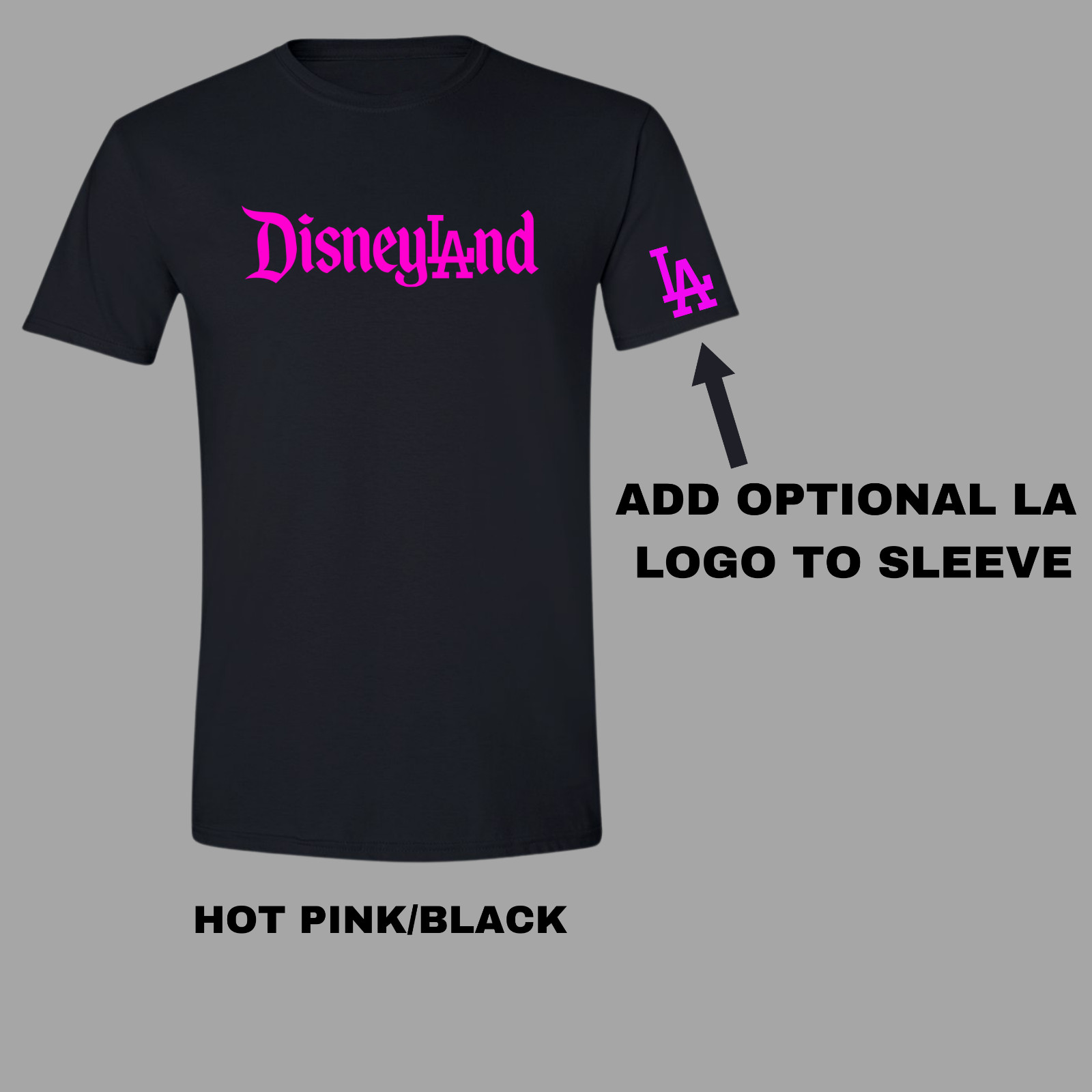 Disneyland LA Dodgers Los Angeles T-Shirt- Vinyl Decals Included- Mickey Ohtani. gallery