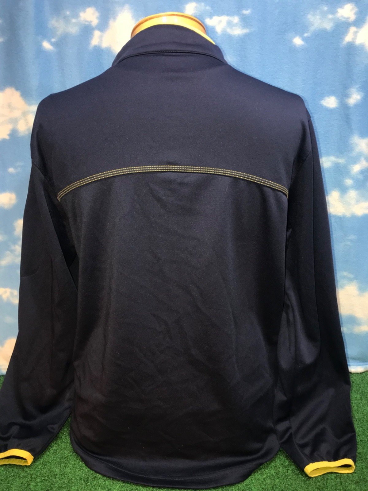 Michigan Wolverines Jacket Medium U of M Adidas 1/4 Zip Climate C36 gallery