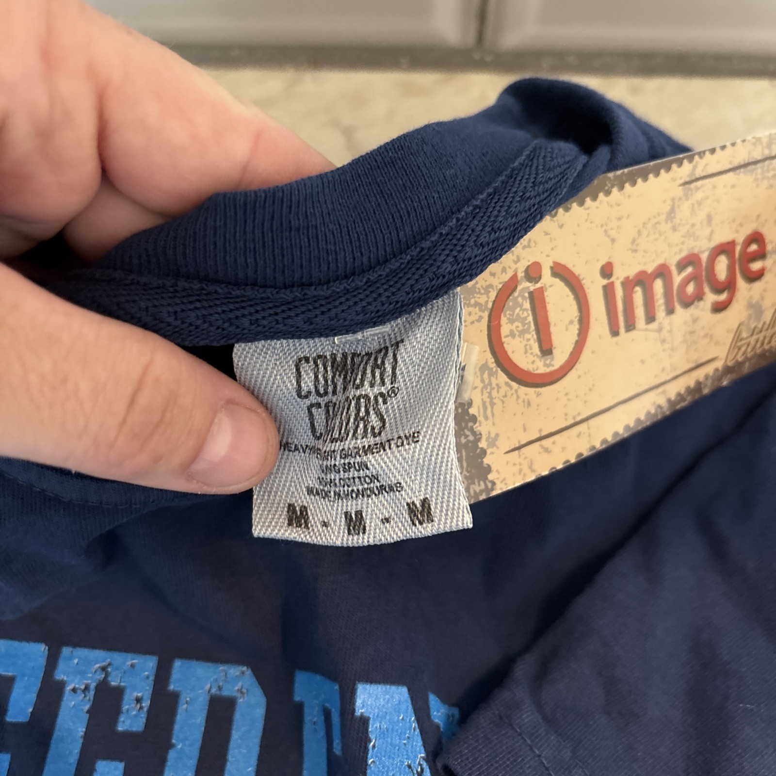 NCAA Pac 12 Men’s T-Shirt Comfort Colors Image One Blue Tee Size Medium NWT gallery
