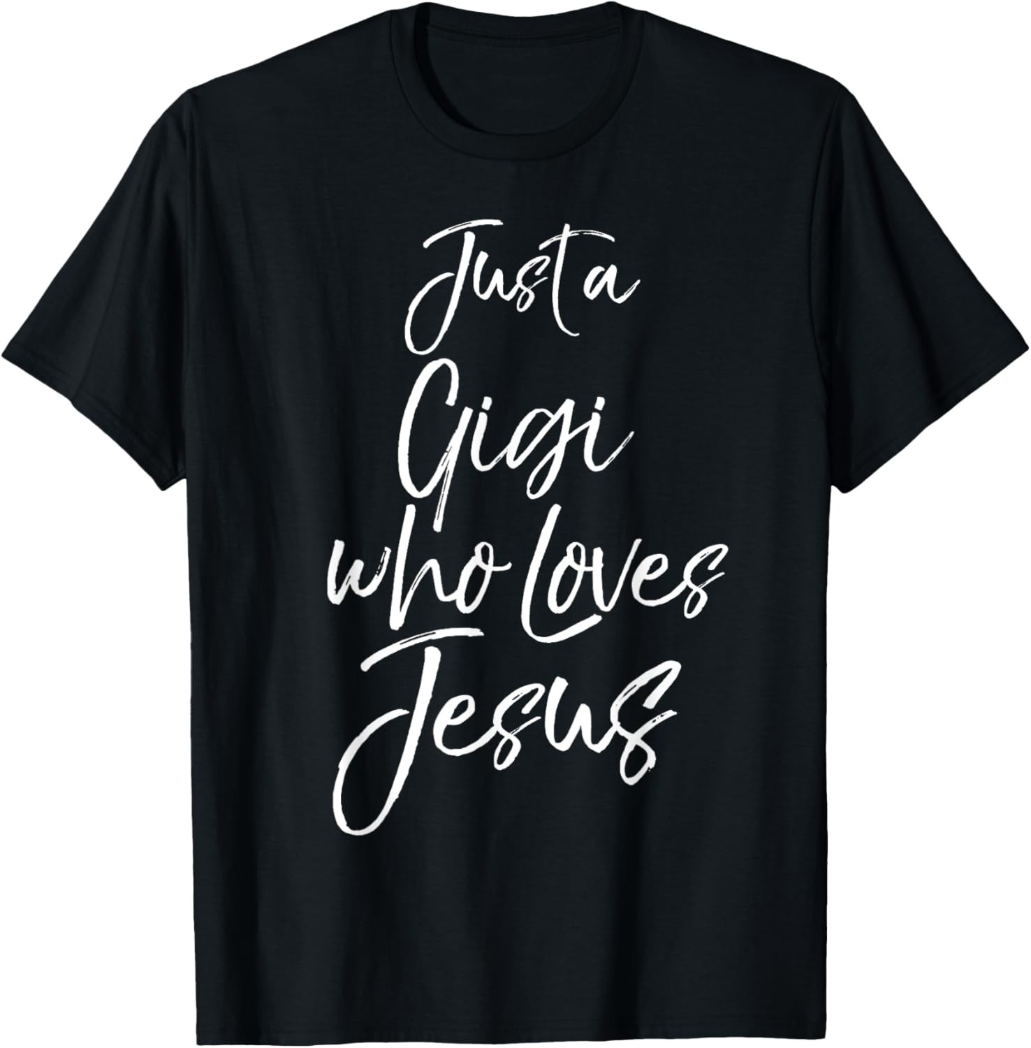 Cute Christian Mother's Day Gift Just a Gigi who Loves Jesus T-Shirt gallery