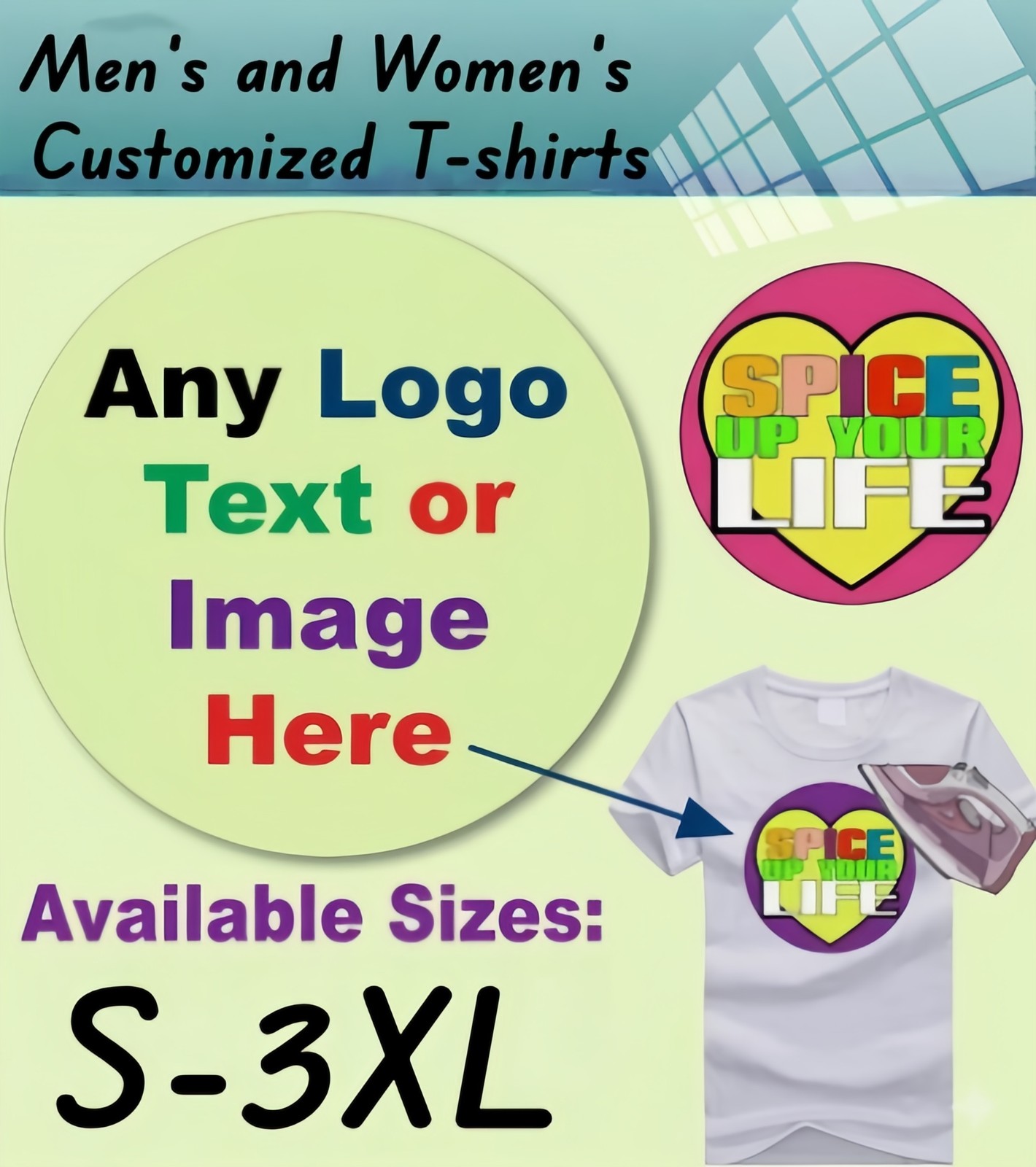 Personalized Custom T-Shirt Print Your Own Photo Logo Customized Cotton Tee gallery