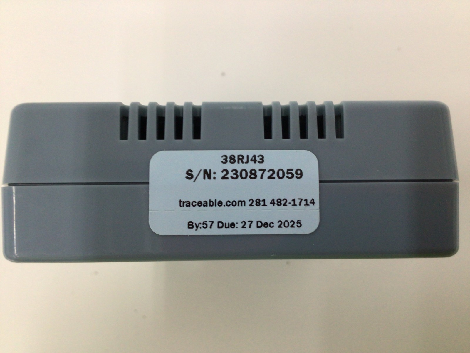 TRACEABLE 6530 Barometer,Digital,Gray 38RJ43