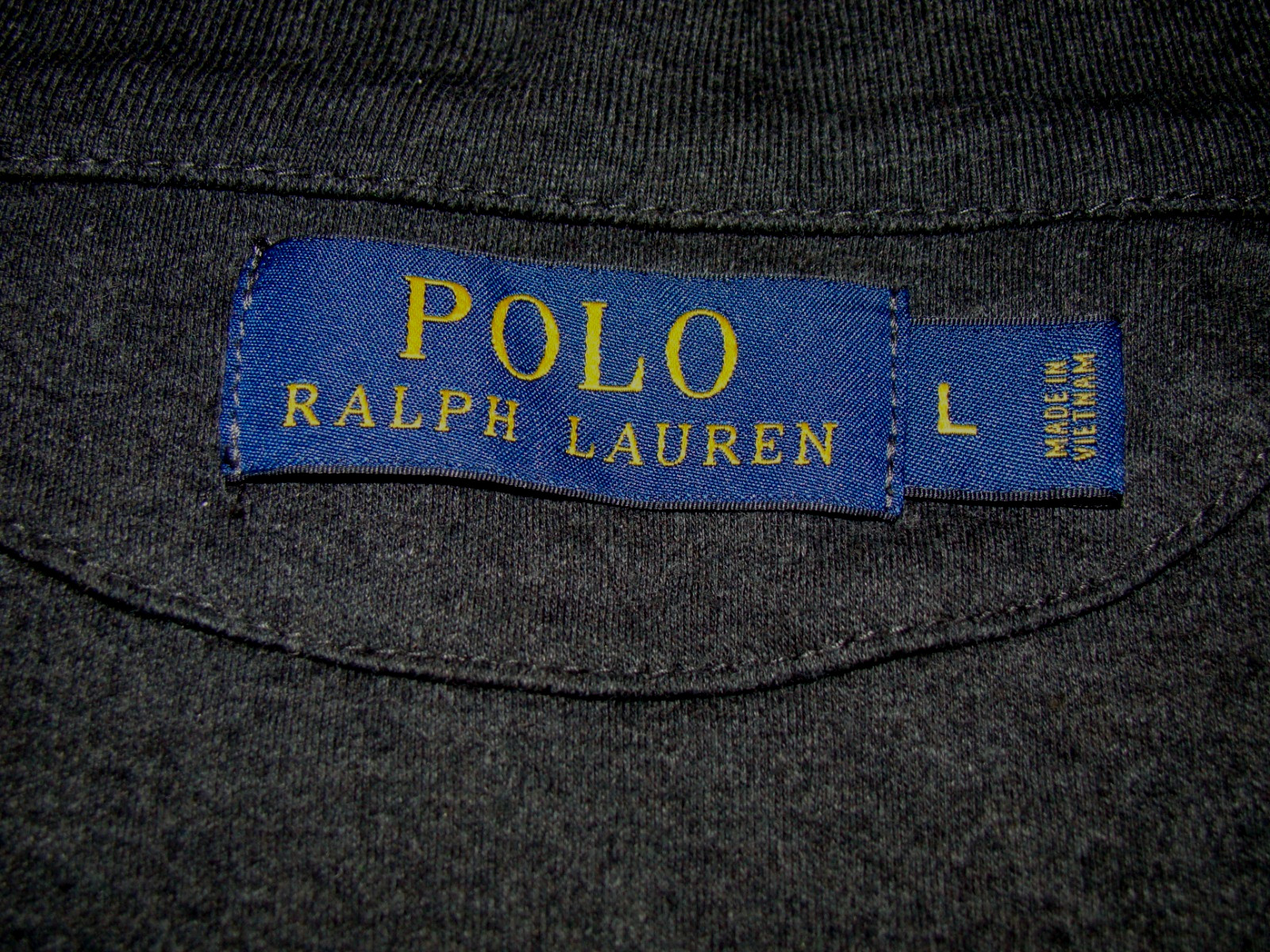 Polo Ralph Lauren Mens Size Large 1/4 Zip Gray Long Sleeve Lightweight Shirt gallery