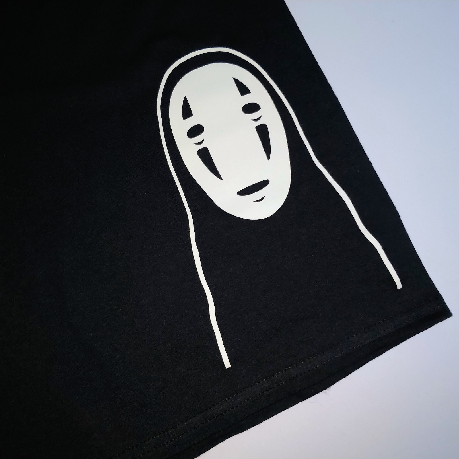 Kaonashi No Face Anime Mask Spirited Figure T-Shirt gallery