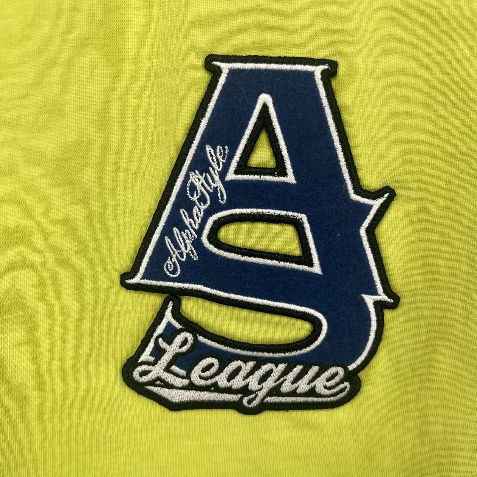 Alpha Style T-Shirt Men's XS Green Embroidered Patches APSL Short Sleeve gallery