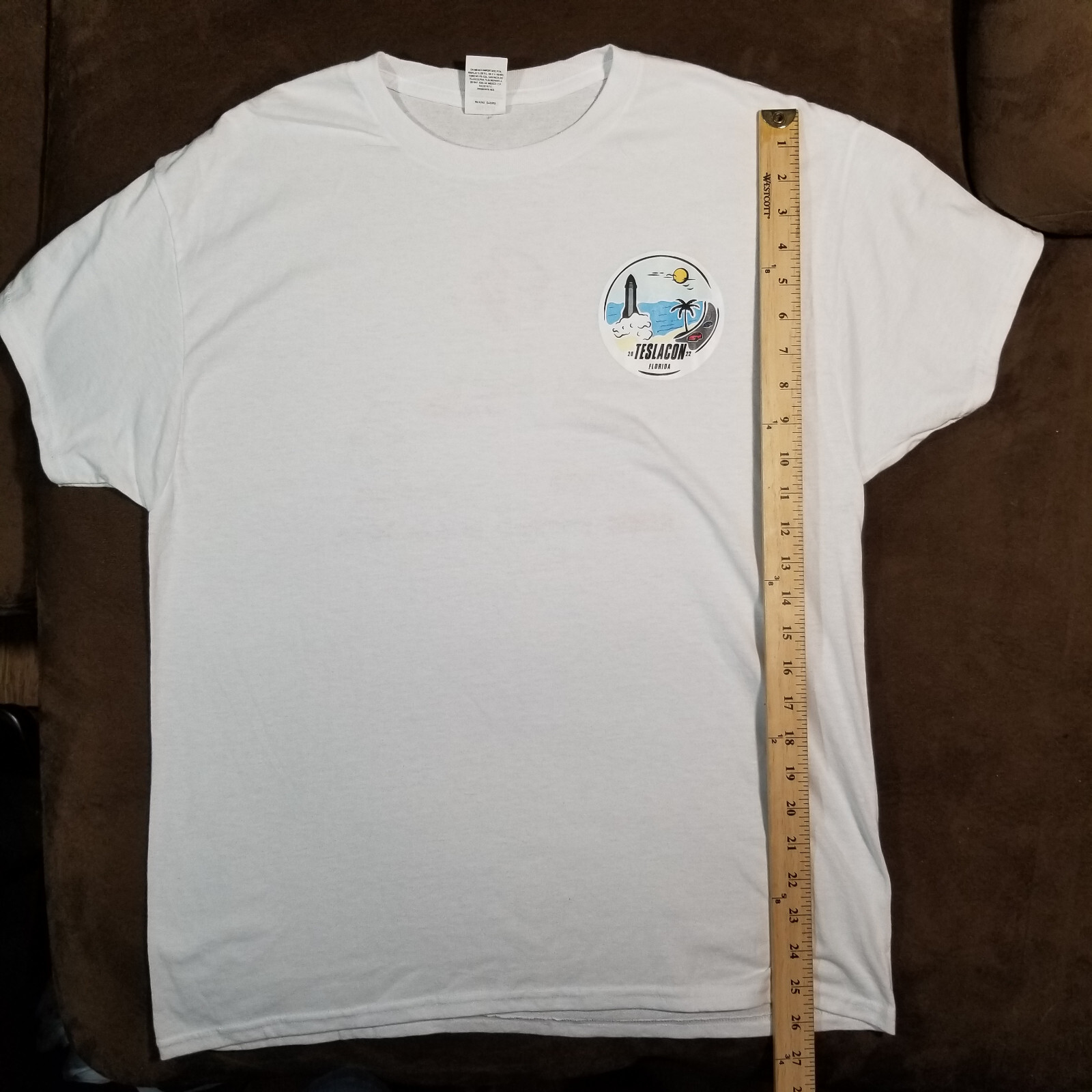 2022 FLORIDA TESLACON T-SHIRT MENS LARGE HANES ECOSMART TAG gallery