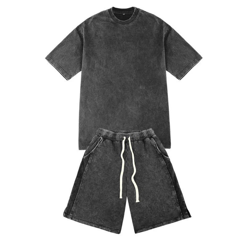 Vintage Washed T Shirt Men Women Oversized Tee 100% Cotton Casual Streetwear gallery