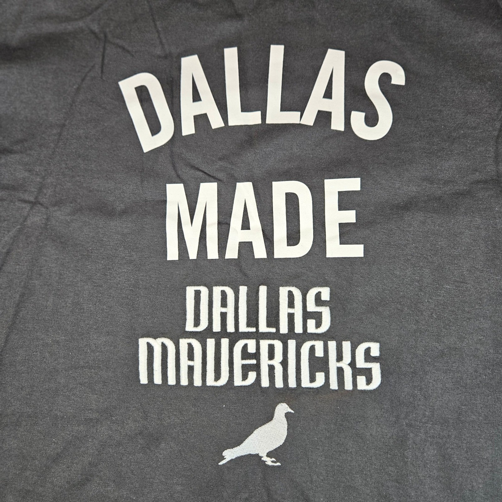 NBA Staple Dallas Mavericks Mens T-Shirt Dallas Made Charcoal Grey ST233TE004 L gallery