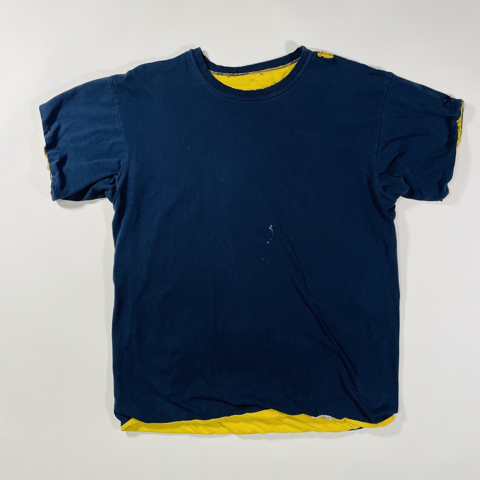 True Vintage 70s–80s Physical Education Double-Face T-Shirt L